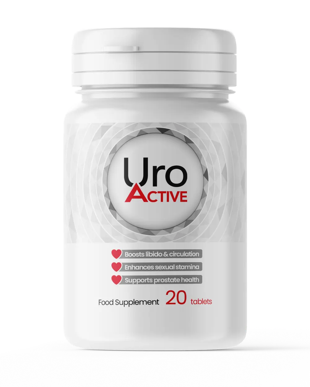 Dóza Uro Active, 20 tabliet s 8 aktívnymi látkami pre prostatu, prekrvenie a výdrž